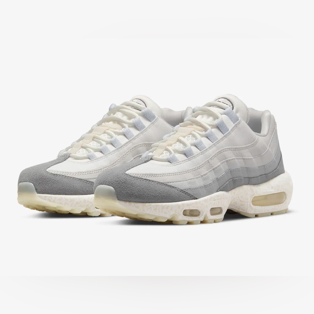 Nike Air Max 95 QS (10Mens) Summit Wh/Lt Bone/LtGr/G